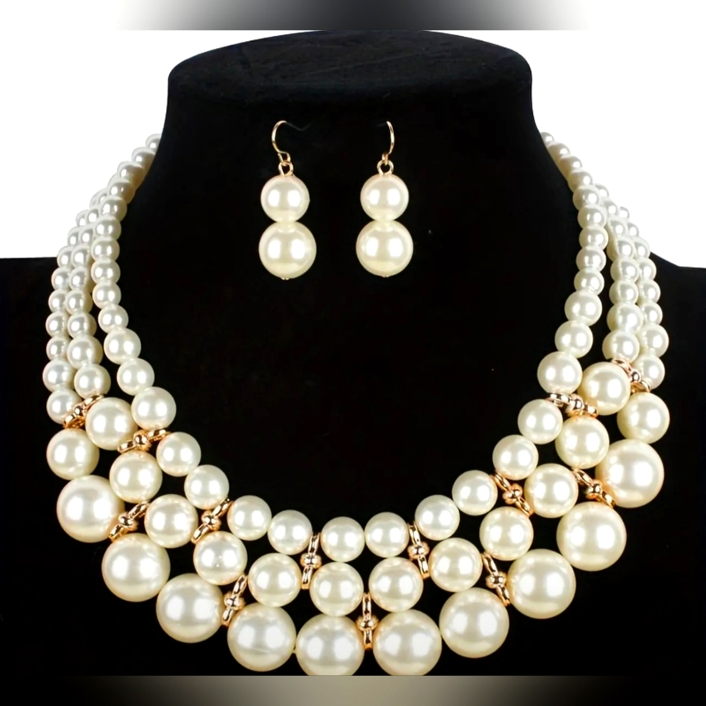 Women's jewelry necklace set